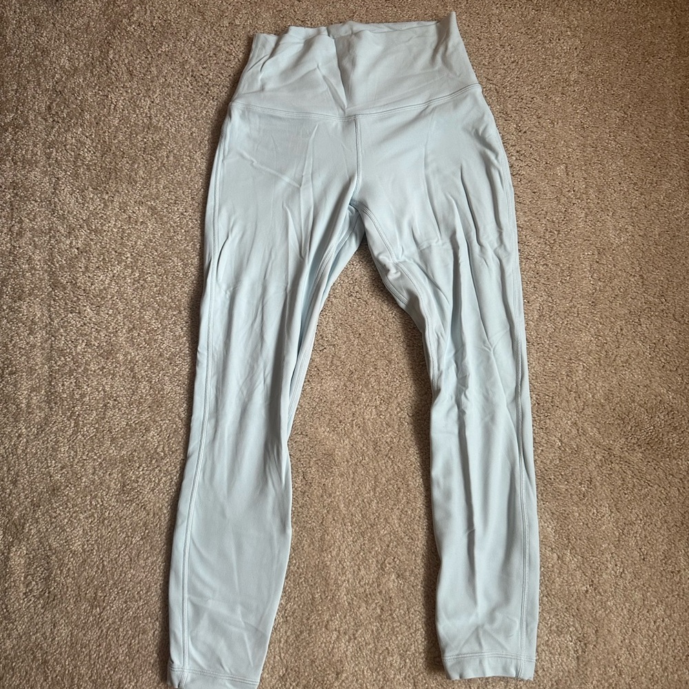 Lululemon Light blue High-Waisted Leggings 7/8